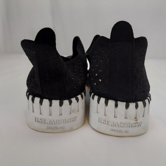 Ilse Jacobsen Hornbaek Tulip Women's Black Slip-on Comfort Sneakers Size 41 - Picture 4 of 9